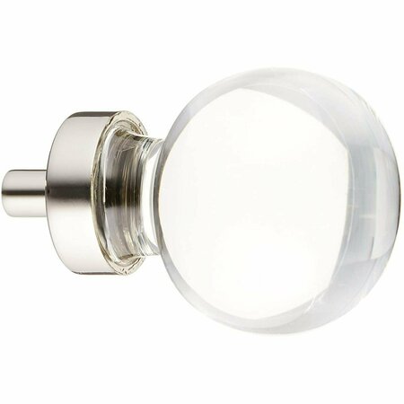 KD MOBILIARIO 1.25 in. Bristol Cabinet Knob, Bright Nickel KD2056039